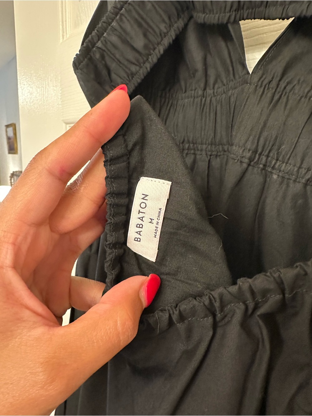 ARITZIA Encourage Poplin Dress Black - Picture 6 of 6